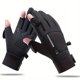 thumbnail image 1 of 1 par de guantes de ciclismo cálidos de invierno, guantes con tapa impermeables para pantalla táctil, guantes antideslizantes para ciclismo, guantes de esquí para hombres y mujeres, 1 of 3