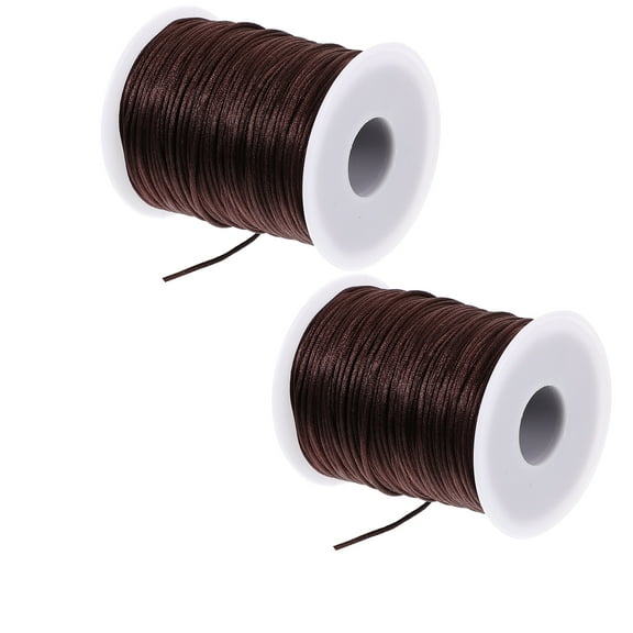 2 Rolls Knitting Thread Bracelet Making Thread Crochet Thread Rolls for Cell Phone Bags Crafts