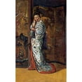 thumbnail image 2 of Wirgman, Charles 16x24 Black Modern Framed Museum Art Print Titled - A Japanese Woman In An Interior, 2 of 4