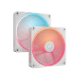 thumbnail image 3 of CORSAIR iCUE LINK LX140-R RGB 140mm PWM Reverse Fans Starter Kit - White - Reverse Fan Blade - Dual Light Loops - Easy iCUE LINK Connectivity - Magnetic Dome Bearing, 3 of 10