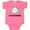 Hot Pink, variant on Inktastic I'm Teething Cute Shark Boys or Girls Baby Bodysuit