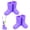 Purple, variant on Austok 2Pcs Cute Rainboot Toothbrush Holder with Drain Hole 2 Slot Silicone Toothbrush Storage Bin Makeup Brush Organizer for Bathroom Countertop