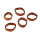 thumbnail image 5 of Reemplazo del lazo del guardián del soporte de la correa de material cuero de la PU de 5PCS , , 18mm marrón Fernando Reemplazo del bucle de la banda del reloj, 5 of 7