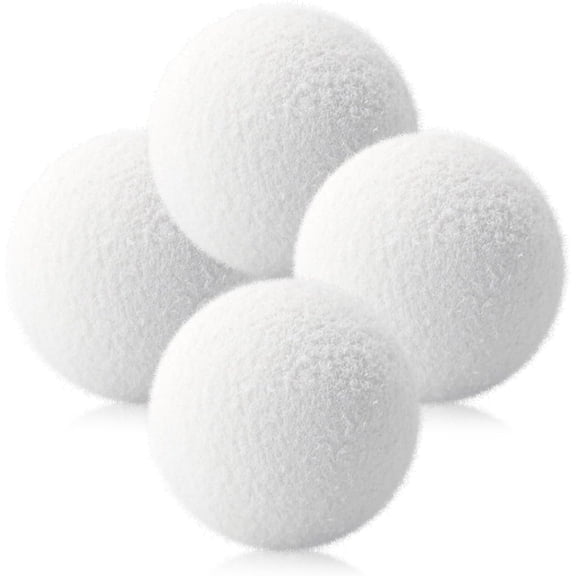 4 Pack Scum Absorber Balls for Spas Hot Tub, 3 Inch Hot Tub Scum Absorber Ball, Reusable Pool Sponge Oil Scum Absorber, Hot Tub Spa Accessories, Keep Water Clean and Clear, Prolongs Filter Life