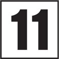 thumbnail image 1 of 6 in. No Skid Ceramic Tile - 11 IN, 1 of 1