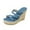 Blue, variant on THDHVS Sandals Women,Womens Sandals Dressy,Wide Width Wedge Sandals Pump Heel Platform Ankle Strap Open Toe Women's Sandals Concise Casual Summer Shoes Blue 5.5