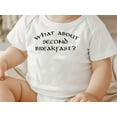 thumbnail image 2 of What About Second Breakfast Bodysuit ,Funny New Born New Parent Baby Onesie®, New Mom Gift, Baby Shower Gift , Short Sleeve Tee Bella, 2 of 9