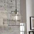 thumbnail image 2 of Chambers Collection One-Light Galvanized Finish Farmhouse Pendant Light, 2 of 7