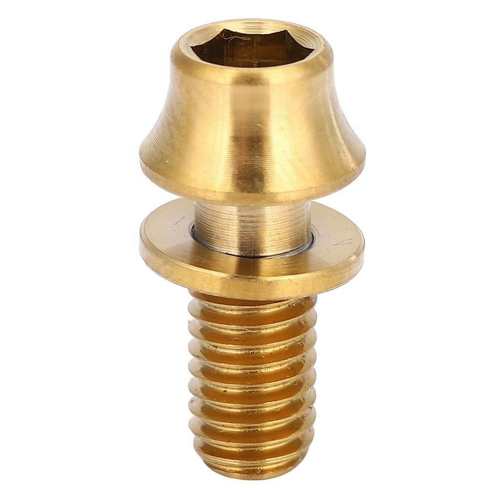 Tebru Bike Water Bottle Bolt , Bicycle Titanium Alloy Water Bottle Cage