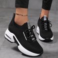 thumbnail image 2 of kamemir Sneakers for Women Wide Width Women's on Fashion Sneaker(Black,9), 2 of 6