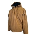 thumbnail image 2 of Magellan Outdoors Men's Brown Jacket Work Sherpa-lined Duck L/S (S02), 2 of 12