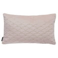 thumbnail image 2 of SAFAVIEH Roselen Geometric Decorative Pillow, 12" x 20", Blush/Gold, 2 of 4