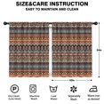 thumbnail image 2 of Blackout Kids Curtains,Black Geometric and Floral Pattern Childrens Insulated Curtains Set Of 2,Bedroom Essentials,Toddler Room Decor 42x54in(106x137cm), 2 of 5