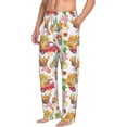 thumbnail image 2 of Daiia Autumn Harvest Truck Men's Sleep Pant with Pockets and Drawstring,Pajama Pants-X-Large, 2 of 9