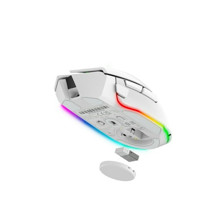 Basilisk V3 Pro Customizable Wireless Gaming Mouse with Razer HyperScroll Tilt Wheel - White