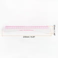 thumbnail image 2 of Uxcell Styling Sewing French Curve Ruler, 23.5x3.7cm Clear Sewing Pattern Making Ruler 2 Pack, 2 of 6