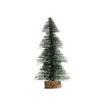 thumbnail image 2 of Cedar Model Artificial Real-looking Exquisite Workmanship Wooden Base Snow Frost Pine Tree Ornaments - 1PC, 2 of 8