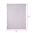thumbnail image 3 of Parent's Choice Woven Baby Blanket, 100% Cotton, Soft & Cozy, Iris Flower, 30" x 40", 3 of 6