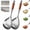 2 pcs, variant on Wooden Handle Stainless Steel Skimmer - Large Oval Slotted Spider Strainer for Deep Frying, Oil Draining, Pasta, Noodles, Dumplings