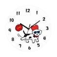 thumbnail image 4 of Reloj de pared silencioso Acrílico Moderno Reloj Decorativo Diseño Redondo Para Colgar en la Pared 20 cm, 4 of 8