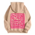 thumbnail image 5 of yueewhu Pink Hoodies for Women 2025 Teen Girls Graphic Hoodie Long Sleeve Cute Preppy Sweatshirts Y2K Tops with Pockets (Khaki, L), 5 of 7