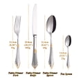 thumbnail image 4 of ZHaobin 6 Pieces Teaspoons Silver Gold Dishwasher Safe 304 Stainless Steel 5.5in Teaspoon for Dessert Espresso Coffee Spoon (Gold), 4 of 7