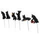 thumbnail image 4 of Estatuilla De Gato Negro De 6 Piezas, Estilo Variado, Exquisita Resina Duradera, Decoración De Micropaisaje Ampliamente Utilizada, Estatua De Jardín De Gato para Decoración De Patio Al Aire Libre, 4 of 5