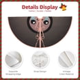 thumbnail image 6 of Lsque The Binding of Isaac Print Christmas Tree Skirt with Ties and Velcro,Xmas Holiday Decorations, Adjustable Tree Skirt-36", 6 of 6