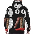 thumbnail image 7 of Lsque Books1 Pattern Casual Men's Hoodie,Hooded Sweatshirt with Kangaroo Pocket,Pullover Hoodie-X-Large, 7 of 7