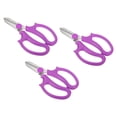 thumbnail image 1 of Tijeras de jardín Uxcell, tijeras florales, tijeras de poda de jardín, morado, 3 piezas, 1 of 1