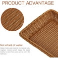 thumbnail image 5 of Summark Wicker Bread Basket,Woven Tabletop Food Fruit Vegetables Serving Basket, Restaurant Serving,For Bathroom Storage Kitchen Organizer, 5 of 12