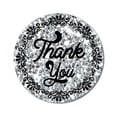 thumbnail image 1 of Darling Souvenir 45 Pcs Swirl Wreath DIY Round Thank You Stickers Envelope Seals-1.6 Inches, 1 of 4