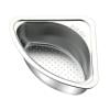 

Nitouy Triangle Sink Drain Basket Kitchen Leftovers Filter Bag Strainers (Silver)