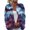 Blue, variant on Halloween Cardigan Sweaters for Women Knit Skull Ghost Pumpkin Print Open Front Casual Cardigan Funny Halloween Holiday Costume Outfits Yellow 2XL