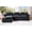 Black, variant on 93.7"Corduroy Sectional Modular Couch with Wooden Storage Compartment, L Shaped  Comfy Deep Sofa with Cup Holder and 2 Pillows for Living Room, Apartment, Black