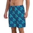 thumbnail image 2 of Naloa Cute Turtle Men's Beach Shorts, Surfing shorts, Swim trunks, Quick Dry Swim Trunks for Surfing Beach Fun - 3X-Large, 2 of 9