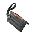 thumbnail image 3 of Estuche con cremallera para exteriores, resistente a intemperie, para tarjetas de identificación, práctico para hombres, billetera con cremallera Negro, 3 of 8