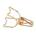 thumbnail image 1 of Paper Clamps, Metal Material Strong Clamping Force Binder Clips 100pcs Hollowed  For Office, 1 of 8