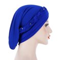 thumbnail image 4 of Foulard Douce pour Femmes Turban Foulard Chapeau Hijab Musulman Tressé, 4 of 5
