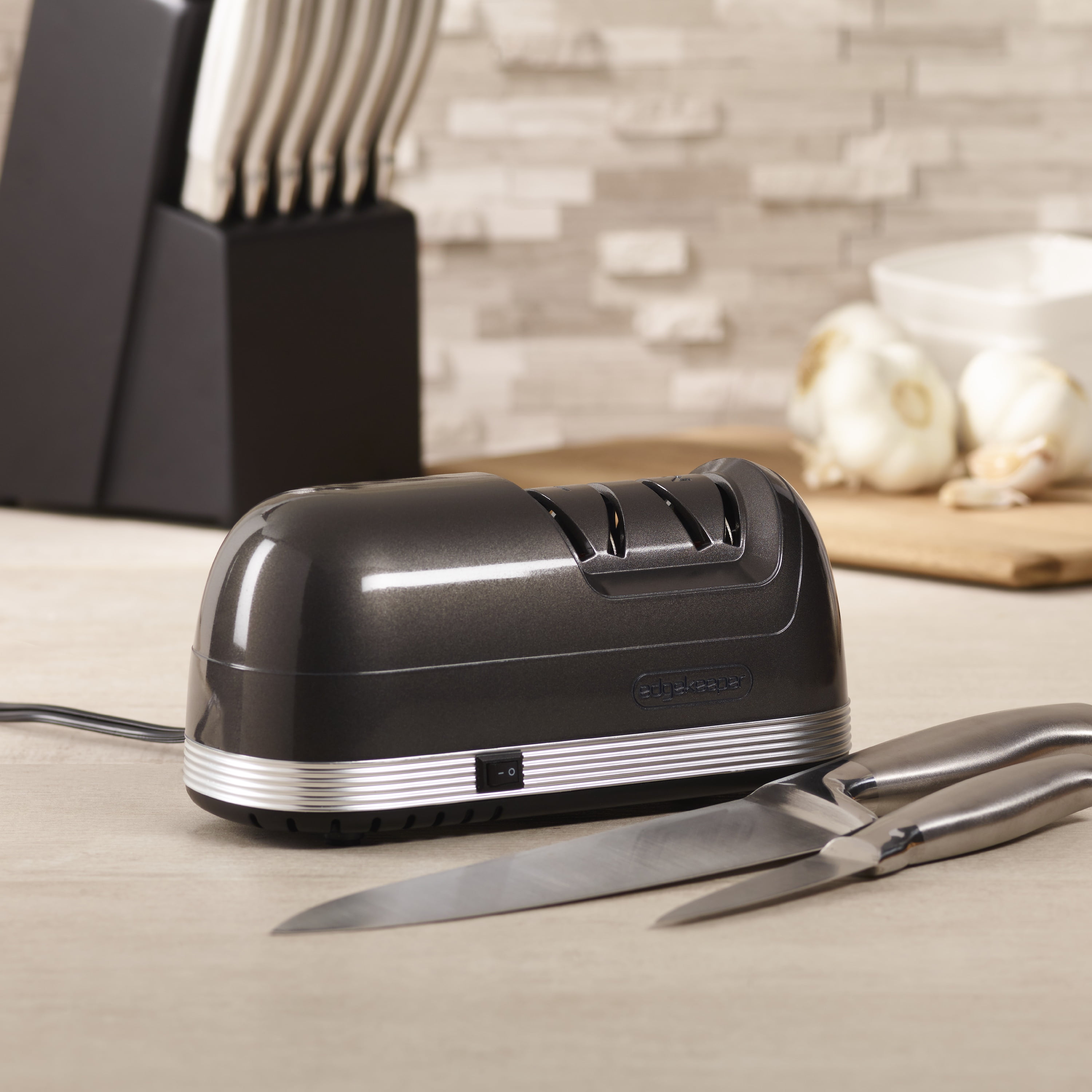 EdgeKeeper Electric Graphite Corded Knife Sharpener
