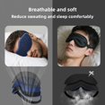 thumbnail image 2 of 3D Three-Dimensional Breathable Mesh Eye Mask Integrated Nose Wing Light Blocking Nap 0 Pressure Rebound Memory Foam Sleep Eye Protection Mask, 2 of 8