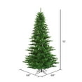 thumbnail image 2 of Vickerman 120" Plastic Fir Unlit Artificial Christmas Tree in Tinsel Green, 2 of 3