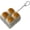 style 1, variant on Keyboard Fidget Clicker Keychain, 9-Key Caramel Bread Shape Portable Stress Relief Fidget Toy with Light Button