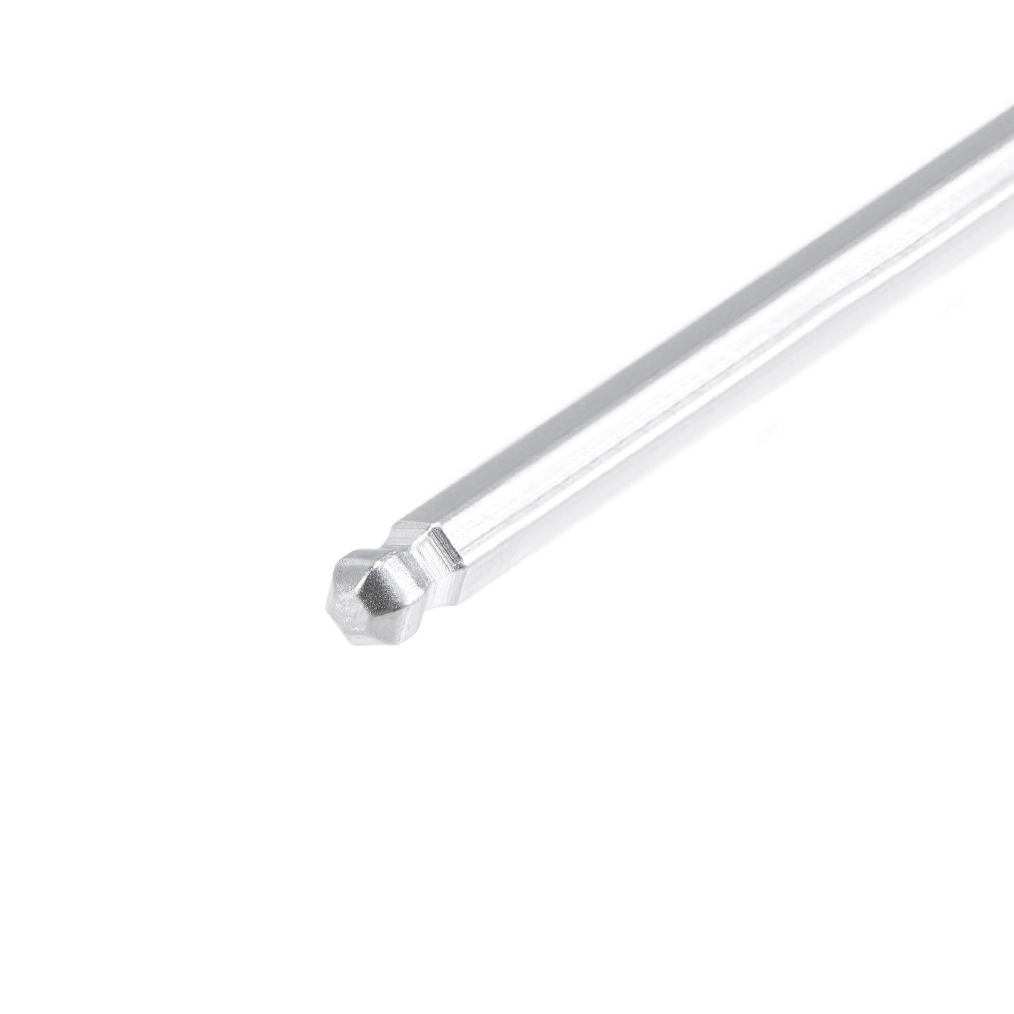 Unique Bargains Ball End Hex Key Wrench L Shaped Long Arm CR-V Silver 4.21"