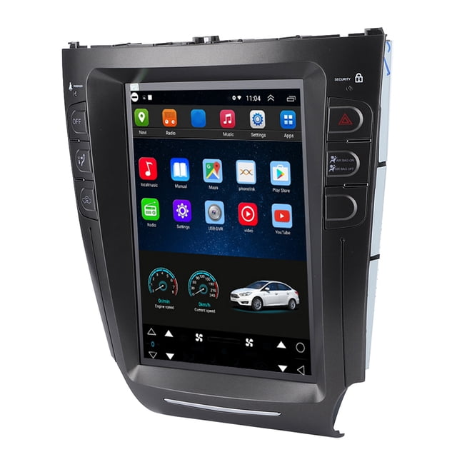 Sistema de navegación GPS estéreo con Radio para coche de 10,4 pulgadas, retrato apto para IS200 IS250 IS300 IS350 2005-2012