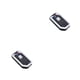 thumbnail image 4 of Sidaley Estuche para llaves Paquete completo de 360 ​​​​° Soporte para llaves Impermeable Antiarañazos Carcasa remota Protector Plata Monocasco 2piezas, 4 of 6