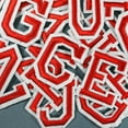 thumbnail image 3 of eJoyce Red A-Z Alphabet Iron-On Letter Patches 52 Count Appliques, 3 of 4