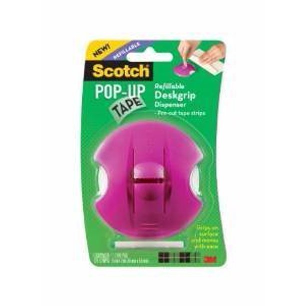 Buy Bulk Scotch PopUp Tape Refillable Deskgrip Dispenser, 0.75 x 2