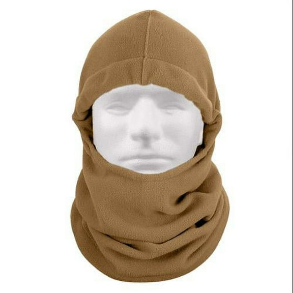 Rothco Polar Fleece Adjustable Balaclava, Coyote Brown