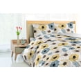 thumbnail image 3 of Ambesonne Garden Scene Down Alternative Quilt Comforter, Watercolor Boho Floral, Twin XL, Dark Turquoise and Mustard, 3 of 5